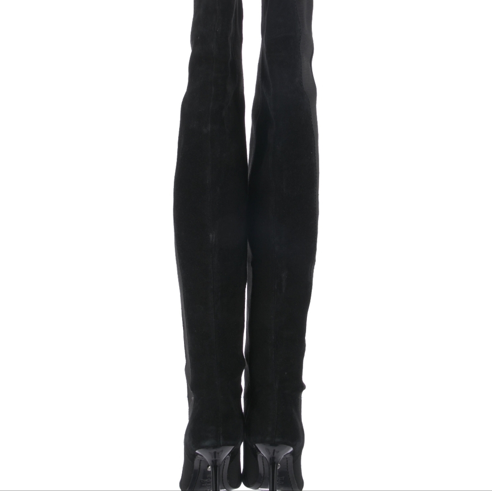 Alice + Olivia Suede Over-The-Knee Boots brand New